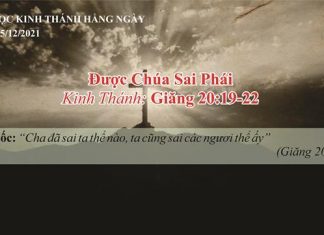 Được Chúa Sai Phái – 5/12/2021