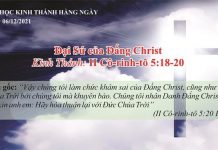 Đại Sứ của Đấng Christ – 6/12/2021