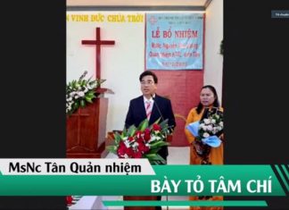 Lễ Bổ Nhiệm Mục Sư Nhiệm Chức Nguyễn Văn Cường – Quản Nhiệm Chi Hội Tin Lành Vĩnh Tân