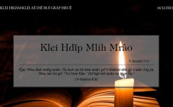 Klei Hdĭp Mlih Mrâo – 14/12/2021
