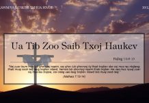 Ua Tib Zoo Saib Txoj Haukev – 19/12/2021