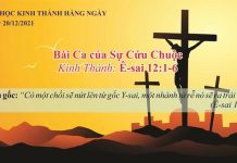 Bài Ca Của Sự Cứu Chuộc – 20/12/2021