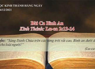 Bài Ca Bình An – 24/12/2021