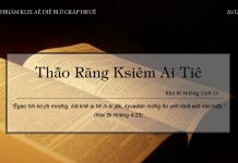 Thâo Răng Ksiêm Ai Tiê – 26/12/2021