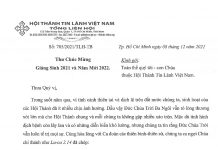 Tổng Liên Hội: Thư Chúc Mừng Giáng Sinh 2021 và Năm Mới 2022