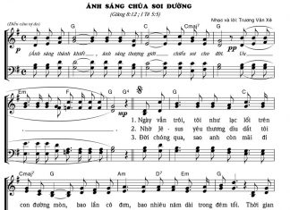 Bài hát: ÁNH SÁNG CHÚA SOI ĐƯỜNG