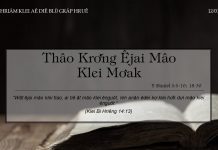 Thâo Krơ̆ng Êjai Mâo Klei Mơak – 12/1/2022