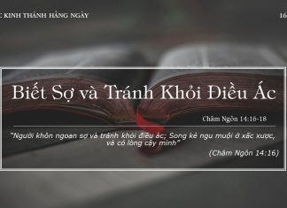 Biết Sợ và Tránh Khỏi Điều Ác – 16/1/2022