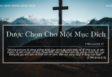 Được Chọn Cho Một Mục Đích – 2/1/2022