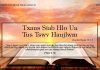 Txaus Siab Hlo Ua Tus Tswv Haujlwm – 21/1/2022