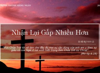 Nhận Lại Gấp Nhiều Hơn – 26/1/2022
