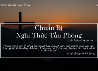 Chuẩn Bị Nghi Thức Tấn Phong – 29/1/2022