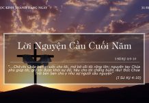 Lời Nguyện Cầu Cuối Năm – 31/1/2022