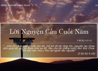 Lời Nguyện Cầu Cuối Năm – 31/1/2022