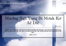 Mnơ̆ng Ngă Yang Bi Mơak Kơ Aê Diê – 5/1/2022