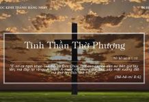 Tinh Thần Thờ Phượng – 6/1/2022