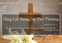 Vâng Lời trong Sự Thờ Phượng – 7/1/2022
