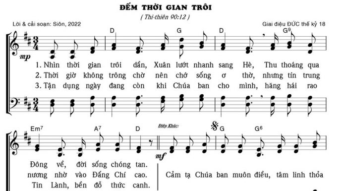 Bài hát “Đếm Thời Gian Trôi” – BTMV 87