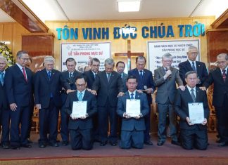 Tiền Giang: Lễ Tấn Phong 3 Mục Sư Khu Vực III