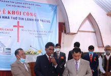 Đắk Nông: Lễ Khởi Công Xây Dựng Nhà Thờ Tin Lành Bu Prâng