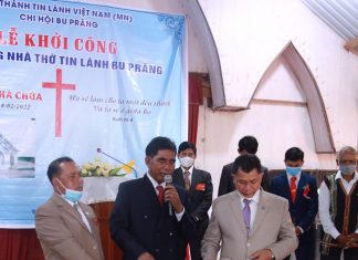 Đắk Nông: Lễ Khởi Công Xây Dựng Nhà Thờ Tin Lành Bu Prâng