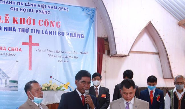 Đắk Nông: Lễ Khởi Công Xây Dựng Nhà Thờ Tin Lành Bu Prâng