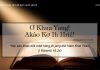 Ơ Khua Yang! Akâo Kơ Ih Hriê! – 22/2/2022