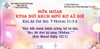Hơ̆k Mơak Kyua Dưi Kkuh Mpŭ Kơ Aê Diê – 17/2/2022