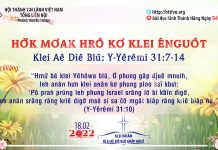 Klei Hơ̆K Mơak Hrô Kơ Klei Ênguôt – 18/2/2022