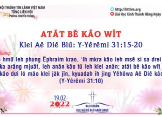Atăt Bĕ Kâo Wĭt – 19/2/2022