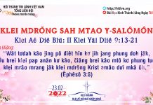 Klei Mdrŏng Sah Mtao Y‑Salômôn – 23/2/2022
