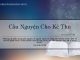 Cầu Nguyện Cho Kẻ Thù – 12/2/2022