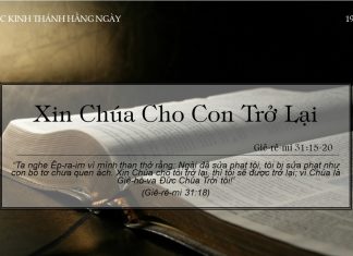 Xin Chúa Cho Con Trở Lại – 19/2/2022