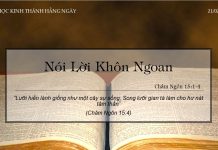 Nói Lời Khôn Ngoan – 20/2/2022