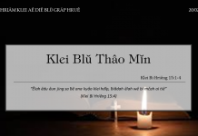 Klei Blŭ Thâo Mĭn – 20/2/2022