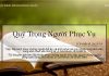 Quý Trọng Người Phục Vụ – 21/2/2022