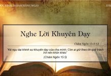 Nghe Lời Khuyên Dạy – 27/2/2022