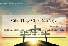 Cầu Thay Cho Dân Tộc – 9/2/2022