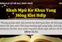 Kkuh Mpŭ Kơ Khua Yang Hŏng Klei Hdĭp – 15/3/2022