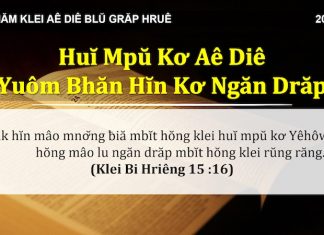 Huĭ Mpŭ Kơ Aê Diê Yuôm Bhăn Hĭn Kơ Ngăn Drăp – 20/3/2022