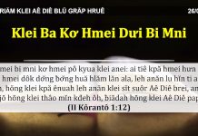 Klei Ba Kơ Hmei Dưi Bi Mni – 26/3/2022