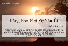 Đấng Ban Mọi Sự Yên Ủi – 24/3/2022