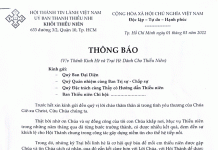 Khối Thiếu Niên: Thông Báo Chương Trình Thánh Kinh Hè và Trại Hè Cho Thiếu Niên