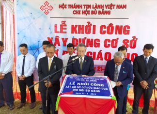 Bình Phước: HTTL Bù Đăng Khởi Công Xây Dựng Cơ Sở Cơ Đốc Giáo Dục
