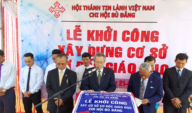 Bình Phước: HTTL Bù Đăng Khởi Công Xây Dựng Cơ Sở Cơ Đốc Giáo Dục