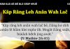 Kăp Răng leh anăn Wah Lač – 13/4/2022