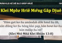 Klei Mplư Hriê Mơ̆ng Găp Djuê – 19/4/2022