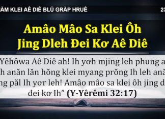 Amâo Mâo Sa Klei Ôh Jing Dleh Đei Kơ Aê Diê – 23/4/202