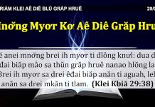 Mnơ̆ng Myơr Kơ Aê Diê Grăp Hruê – 29/4/2022