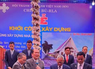 Lễ Khởi Công Xây Dựng Nhà Thờ Tin Lành Bu Rla